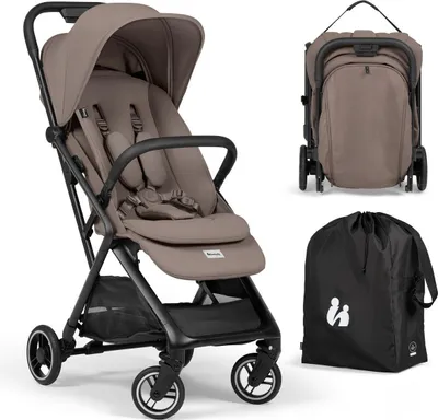 Produktbild von Hauck Fly N Care, Betthimmel, Reisesystem-Kinderwagen, Unisex, Faltbar, Mokka