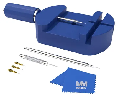 Productafbeelding van Horlogemakersgereedschap horlogeband gereedschap - Stalen veerdrukkers - Reparatieset horlogeband
