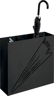 Produktbild von Schirmständer >22568< in schwarz, Metall - 50x48x16cm (BxHxT)