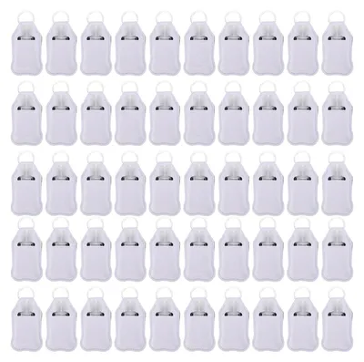 Productafbeelding van Reisflessenset 30 ml met Sleutelhangerhaak - Set van 50