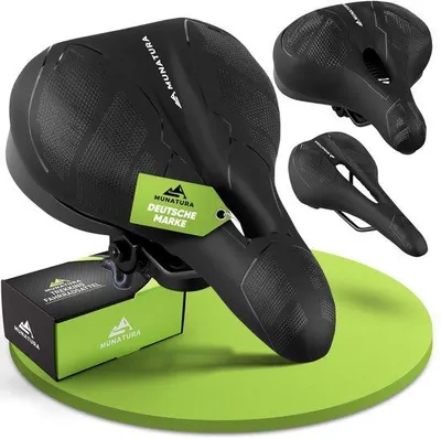 Image de MUNATURA Selle de vélo avec mousse à mémoire de forme Selle de vélo Trekking