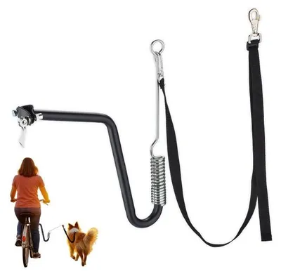 Produktbild von Hundefahrradleine mit Ruckdämpfer und Abstandshalter