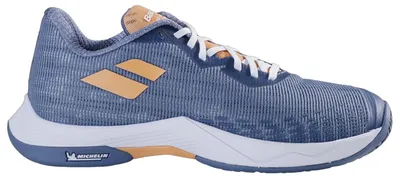 Image de Chaussures de badminton Babolat Shadow Spirit 2, gris/orange/blanc 31F24642-3032, pointure : 36 EU
