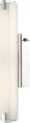 Produktbild von LED Wandleuchte, Chrom, Glas satiniert, L 38 cm