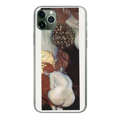 Produktbild von MuchoWow® Handyhülle Schutzhülle Hülle für iPhone 11 Pro Max Goldfisch - Gustav Klimt Silikon Softcase Handy Hülle - Schutz