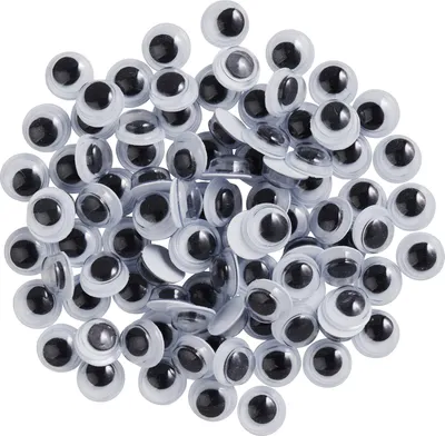 Produktbild von Wackelaugen 6 mm, 100 Stück
