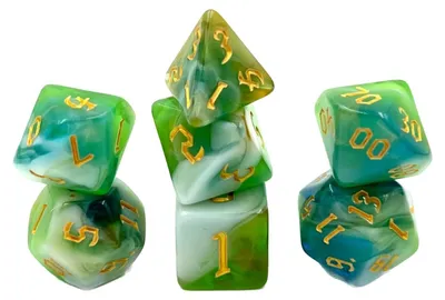 Productafbeelding van Dice4friends dobbelset: Lentebrise (7)
