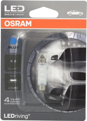 Produktbild von OSRAM 6441BL-01B LED-Innenraumbeleuchtung, SV8.5-8, C5W