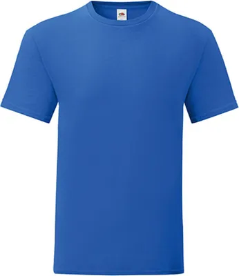 Produktbild von Fruit of the Loom 61-430-0 | Herren Iconic T, 100% gekämmte, ringgesponnene Baumwolle - Farbe: Royal Blue - Größe: M