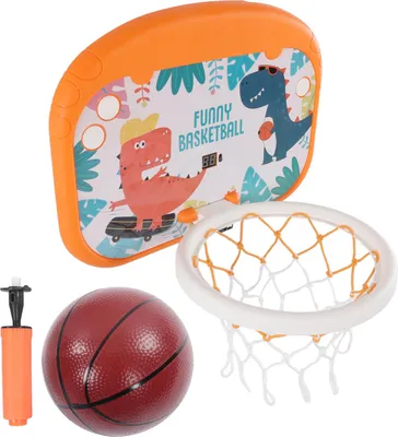 Produktbild von Indoor-Basketballkorb für Kinder, niedlich, mit elektronischer Anzeigetafel, Spielzeug, Geburtstagsgeschenk