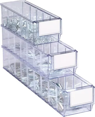 Image de Rayonnage L300xL91xH81mm transparent SAN