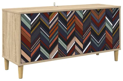 Immagine prodotto di Mobile TV OMMEN, 102 x 33 x 50 cm, impiallacciato in legno effetto noce