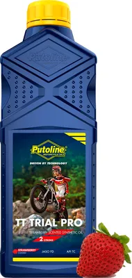 Obrázek produktu pro Motorový olej Putoline TT Trial Pro Scented 2T 1 litrová láhev / API TC, JASO FD, TISI polosyntetický
