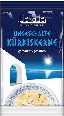 Produktbild von Liakada Kürbiskerne geröstet & gesalzen ungeschält 100 G Beutel Salzig Vegan Laktosefrei