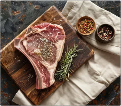 Produktbild von Spritzschutz Herdabdeckplatte Schneidebrett aus Glas Steakauf Holzbrett 1-Teilig (60x52cm)