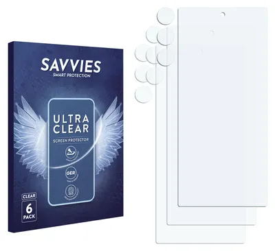 Produktbild von 6x Für Samsung Galaxy Z Fold 7 (Display+Kamera) Schutzfolie Savvies Displayschutz Display Schutz Folie Klar Transparent