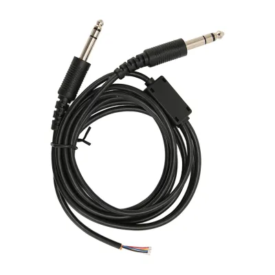 Obrázok produktu pre Náhradný kábel pre letecké slúchadlá pre David Clark AVCOMM Pilot Dual GA Plug Aviation Headphones DIY Cable 6,6 stopy