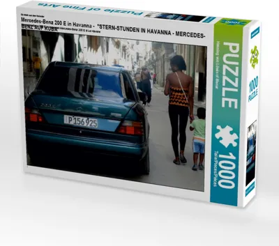 Produktbild von Calvendo Mercedes-Benz 200 E in Havanna - Ein Motiv aus dem Kalender  "STERN-STUNDEN IN HAVANNA - MERCEDES-BENZ AUF KUBA" 1000 Teile Puzzle quer 640x480mm, von Löwis of Menar Henning; 7397849