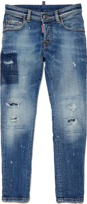 Produktbild von Dsquared2 Kids Dq03ld Hosen Blau 10 Years Blau 10 Years