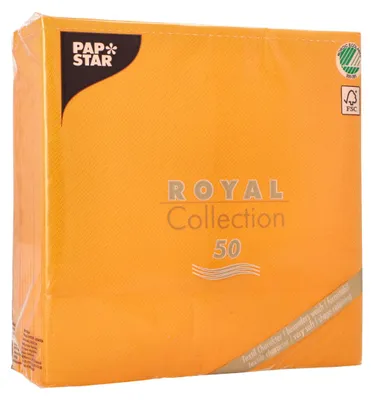 Zdjęcie produktu dla Papstar 82219, Pomarańczowy, Bibułka, Monochromatyczny, 54 g/m², 400 mm, 400 mm