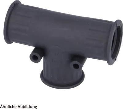 Obrázok produktu pre FLEXA RQT Rýchlospojka T-rozdeľovač TPE pre vonkajší priemer hadice 1x15,8 mm + 2x15,8 mm vlnitý T-rozdeľovač -