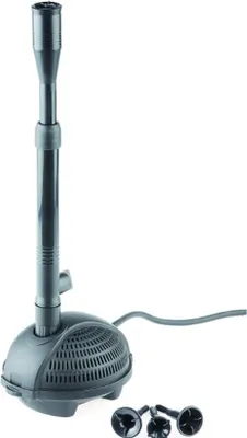Immagine prodotto di Pompa per fontane - Pompa per acqua - con filtro - 14,5 x 12,5 x 9 cm (L x L x A) - 1000 l/h - 240 V - Grigio scuro