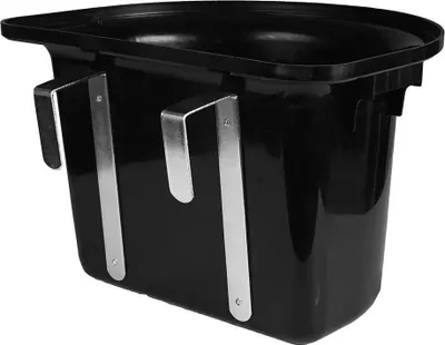 Produktbild von Horka Plastikkrippe Schwarz  Schwarz One Size