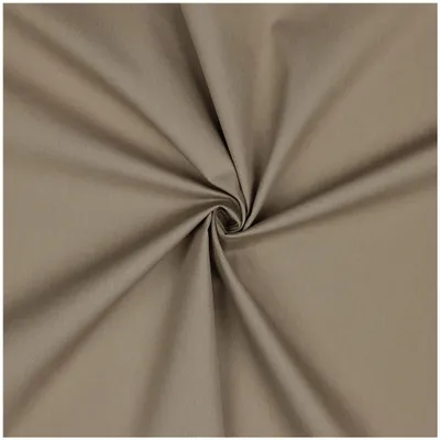 Baumwoll-Popeline 2004 sand – Uni Baumwollstoff Meterware mit Oeko-Tex Zertifikat.