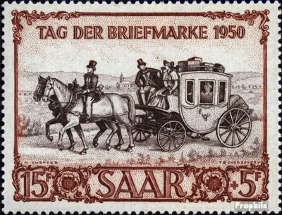 Produktbild von Briefmarken Saarland 1950 Mi 291 (kompl.Ausg.)  postfrisch Tag der Briefmarke