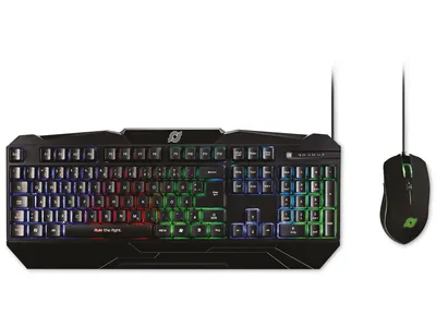 Obrázek produktu pro MediaRange Gaming-Set Tastatur 104 Tasten + Maus 6-Tasten
