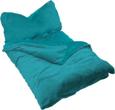 Produktbild von Winter Uni Bettwäsche 2 teilig Cashmere Touch Reißverschluss 135 x200 cm + 80 x80 cm Petrol