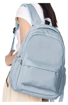 Image de Sac à dos pour fille, léger, bleu, 1 pièce, pour l'école