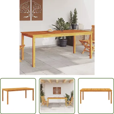 Obrázek produktu pro The Living Store Zahradní jídelní stůl 180x90x75 cm z masivního dřeva akácie