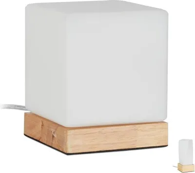 Immagine prodotto di Lampada da tavolo in vetro opalino