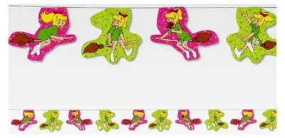Produktbild von Wimpelkette Bibi Blocksberg, 10 Wimpel, 3,5 m