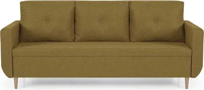 Produktbild von 3-Sitzer-Sofa mit Schlaffunktion DORO - Senf