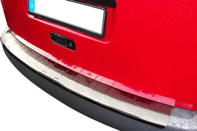 Image de Protection de bas de caisse en acier inoxydable V2A, pour VW Caddy III (2K) de 2003 à 2015