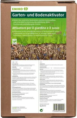 Produktbild von Emiko EM Garten und Bodenaktivator 5L Bag in Box Effektive Mikroorganismen für kräftige Pflanzen
