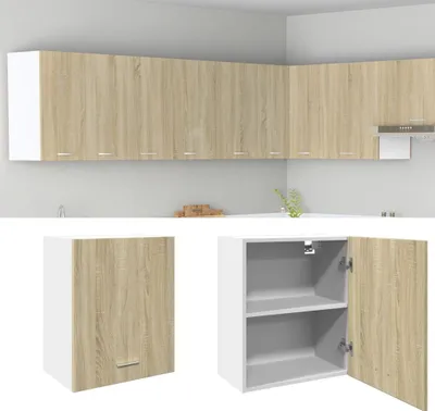 Produktbild von "im Angebot" Wandschrank Lyon Sonoma-Eiche 50x31x60 cm Holzwerkstoff - Küchenschränke CC23681