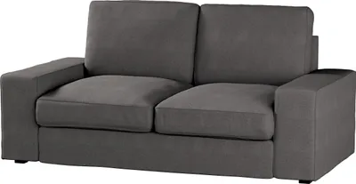 Produktbild von Dekoria Bezug für Kivik 2-Sitzer Sofa, dunkelgrau, Bezug für Sofa Kivik 2-Sitzer