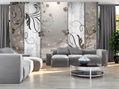 Produktbild von Vlies Fototapete 400x280 cm Tapeten Wandtapete XXL Beton Diamant Ornament Abstrakt f-A-0229-a-b