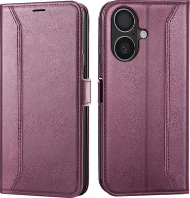Immagine prodotto di Custodia del telefono cellulare per iPhone 17 cover flip case pieghevole custodia protettiva, blackberry
