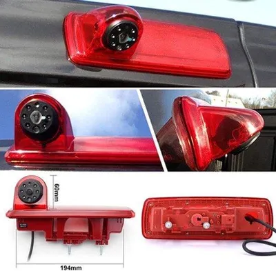 Productafbeelding van HD waterdicht nachtzicht autocamera achteruitkijk.