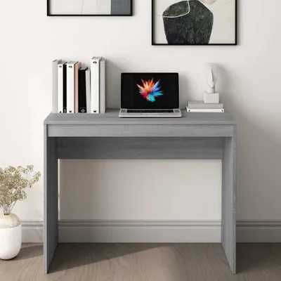 Produktbild von "2026 Aktion"Schreibtisch/Büro-Möbel - CLORIS - Computertisch moderner - Grau Sonoma 90x40x72 cm Holzwerkstoff - NeuMöbel9984581