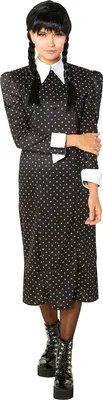 Produktbild von Wednesday Addams Dress Womens Adult Costume - Size S