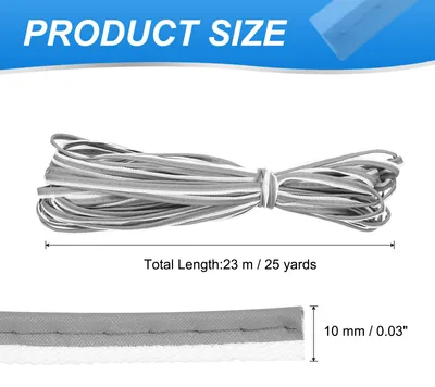 Produktbild von Reflektierendes Paspelband 25 Yards/23 Meter, Einfassungsband zum Aufn?hen von hochsichtbarem Paspelband fš¹r Kleidung und Taschen, Highlight Silber