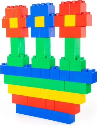 Obrázok produktu pre Polesie Building bricks XXL, Stavebnica, 72 kusov