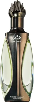 A studio shot of a perfume bottle.