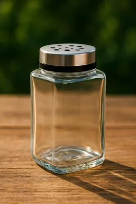 Produktbild von Ein Glasspender, ein Behälter für Gewürze, eine Glasschale für Salz und Pfeffer.