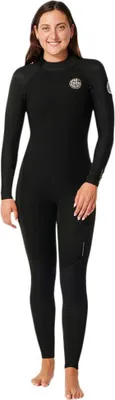 Produktbild von Rip Curl D/patrol 5/3 Mm Langarm-neoprenanzug Mit Reißverschluss Am Rücken Schwarz 4 Schwarz 4